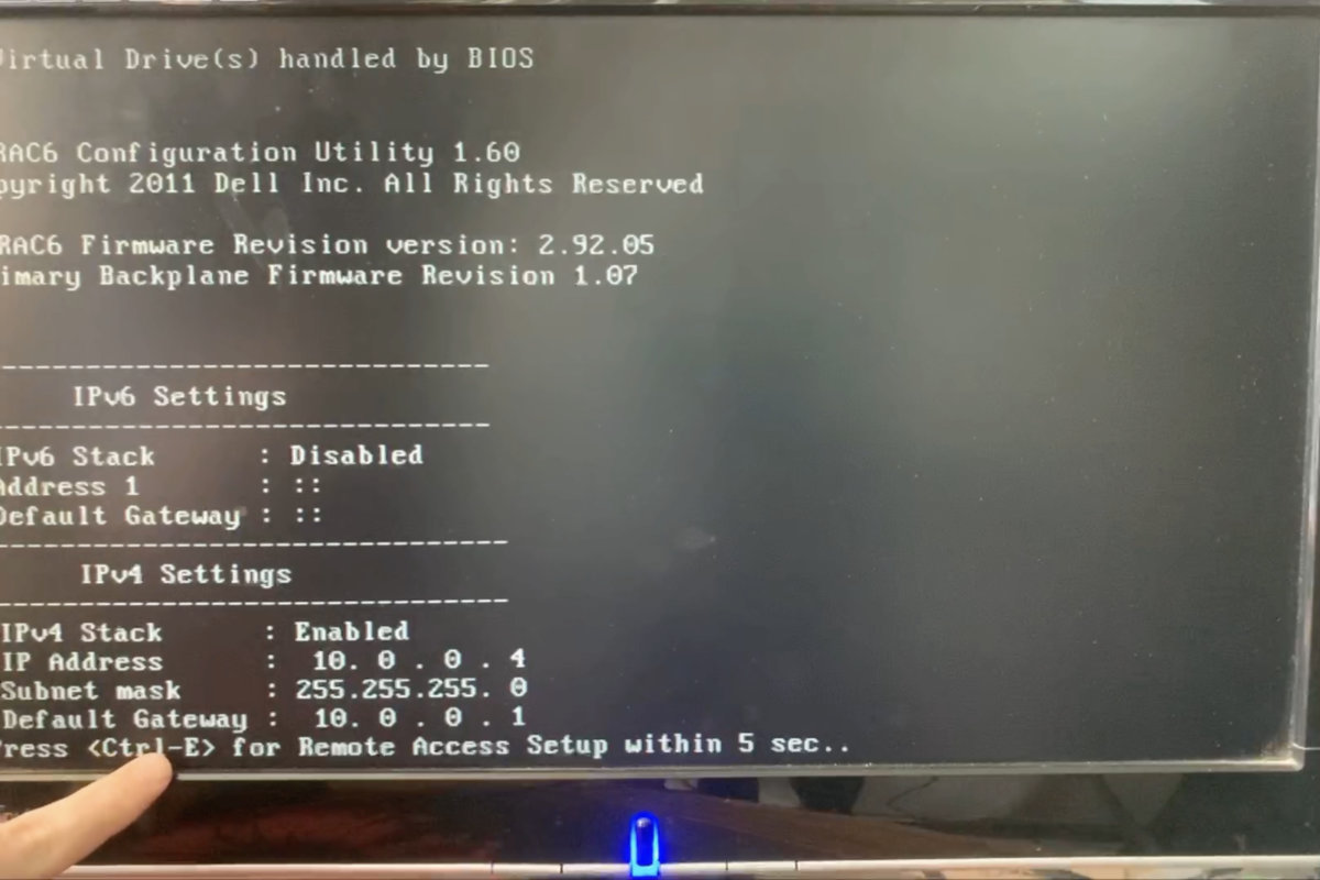 bios screen