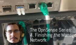 Featured image of post Finishing the Management Network