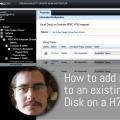 How to add a new hard drive to an existing RAID 0 Virtual Disk on a H700 RAID Controller